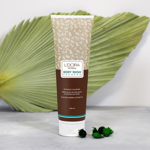 شامپو بدن گیاهی لدورا هربال 300 میلیلیتر