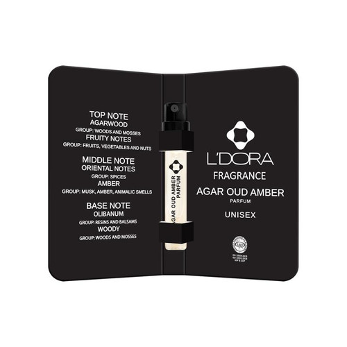 تستر پرفیوم AGAR OUD AMBER لدورا فرگرنس