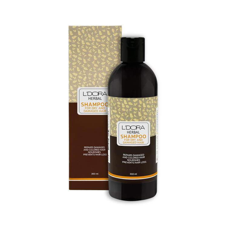 شامپو گیاهی فری سولفات مناسب موی خشک و آسیب دیده